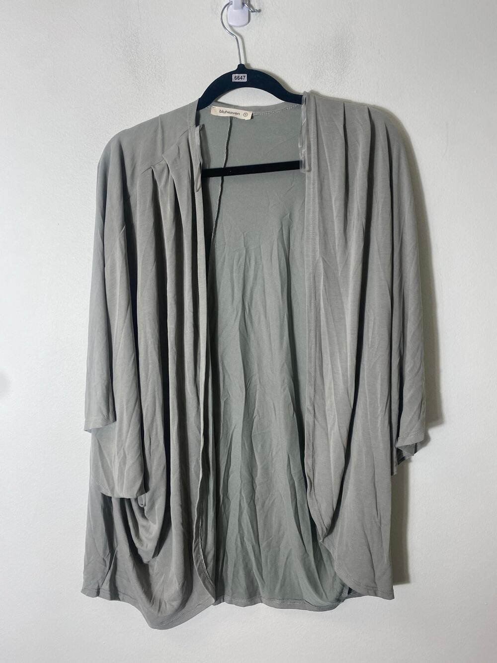 Bluheaven Sage Wrap. Size Small